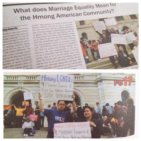 Hmong Today Newspaper: Hmong Americans & Marriage Equality